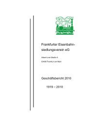 GeschÃ¤ftsbericht 2010 laden - FESV - Frankfurter ...