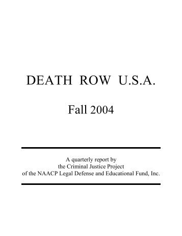 death row usa - NAACP Legal Defense and Educational Fund, Inc ...