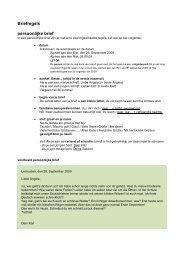 Briefregels persoonlijke brief - dirkvanwingerden.nl