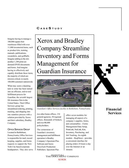 Xerox and Bradley Company Streamline Inventory and Forms ...