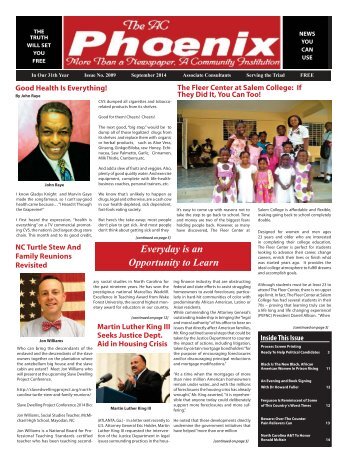 The AC Phoenix: More than a Newspaper, a Community Institution -- Issue No. 2015, September 2014