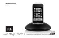jbl on stage micro II Lautsprecher-Dockingstation für iPhone/iPod