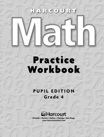 Practice Workbook, Grade 4 (PE) - East Penn School District
