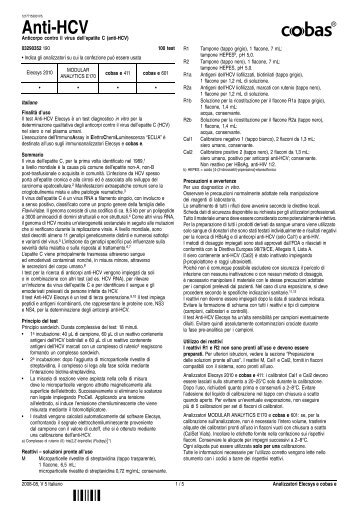 Anti-HCV - laboratorioprivitera.it