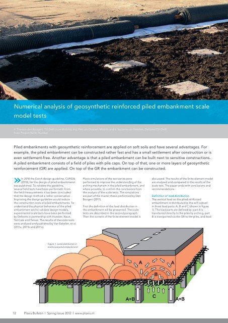 Iss31 Art3 - Numerical Analysis of Piled Embankments ... - Plaxis