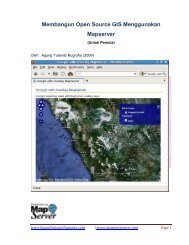 Membangun Open Source GIS Menggunakan Mapserver