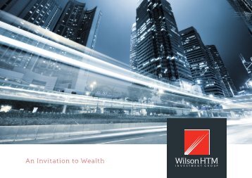 An Invitation to Wealth