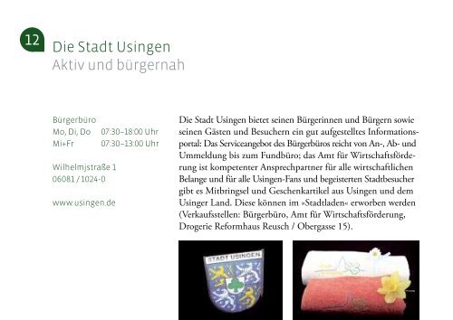 Einkaufsführer von Usingen [pdf, 2973 kByte] - Stadt Usingen