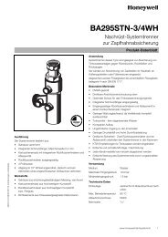Produktinformation (Deutsch) - Produktkatalog Haustechnik