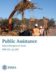 Public Assistance Debris Management Guide - Federal Emergency ...