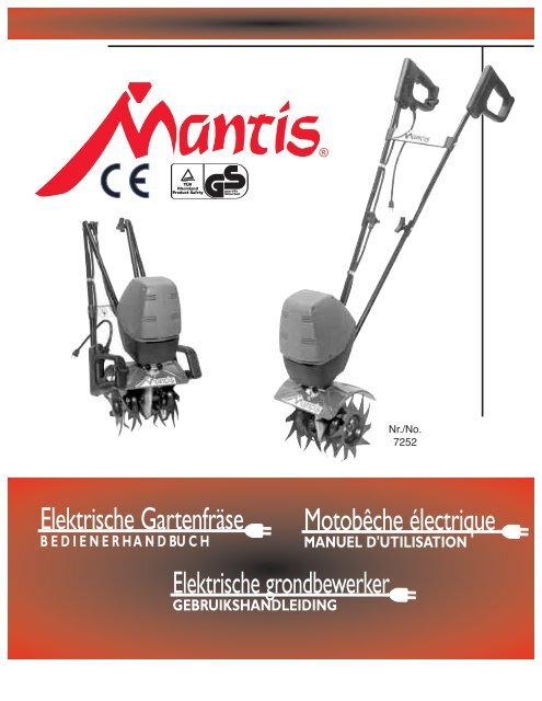 1 Elektrische GartenfrÃ¤se - Mantis