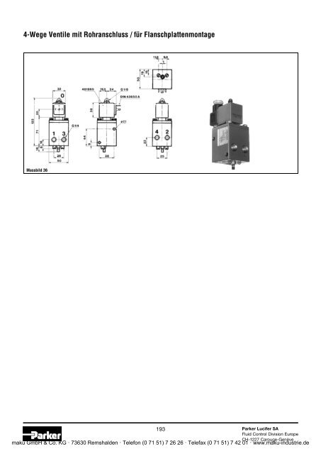 Katalog - Parker