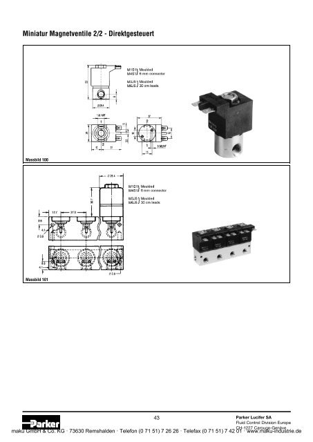 Katalog - Parker