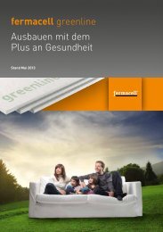 fermacell greenline Ausbauen mit dem Plus an ... - ausbau-schlau.de
