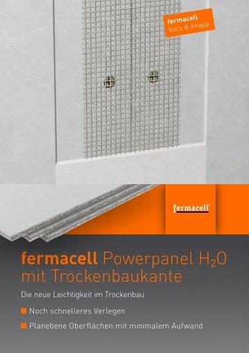 fermacell Powerpanel H2O mit ... - ausbau-schlau.de