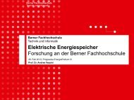 Elektrische Energiespeicher - Berner Fachhochschule Technik und ...
