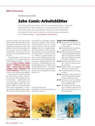 Zehn Comic-Arbeitsblätter - schulpraxis