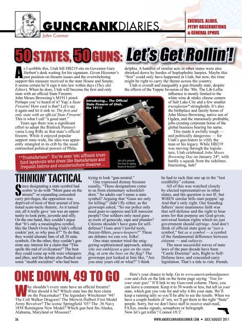 American Handgunner Jul/Aug 2011 - Jeffersonian