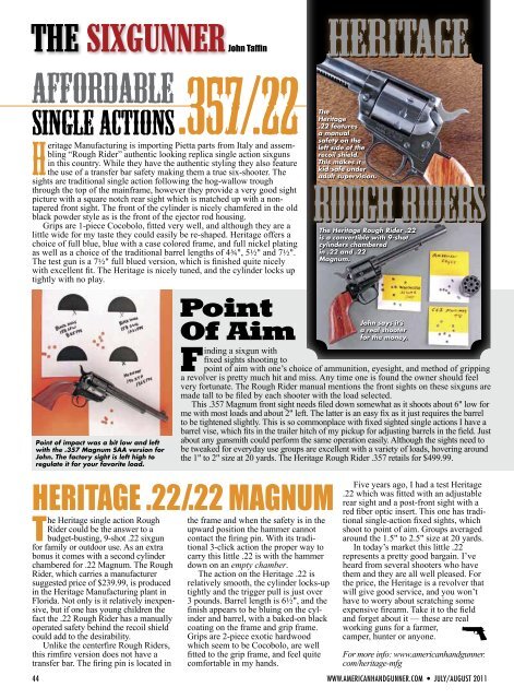 American Handgunner Jul/Aug 2011 - Jeffersonian