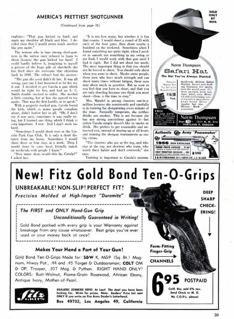 GUNS Magazine March 1956 - Jeffersonian