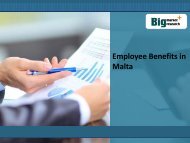 Employee Benefits in Malta