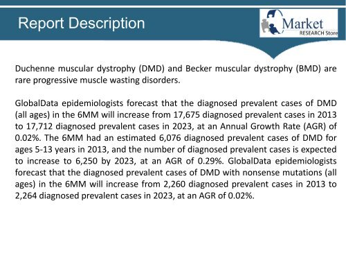 EpiCast Report: Duchenne Muscular Dystrophy - Epidemiology Market Forecast 2023 Market Trends, Size, Demand, Production, and Cost Analysis