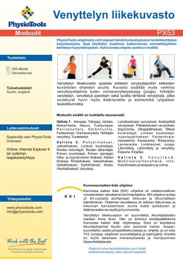 PX53 Stretching exercises product card - PhysioTools