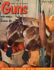 GUNS Magazine January 1961 - Jeffersonian
