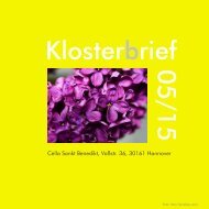 05/15 Klosterbrief