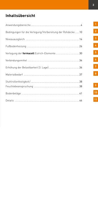 fermacell Estrich-Elemente Verarbeitungsanleitung