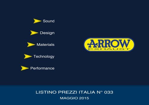 Arrow Listino prezzi Italia n.33