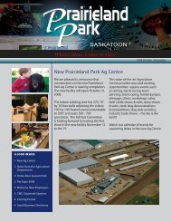 SASKATOON New Prairieland Park Ag Centre