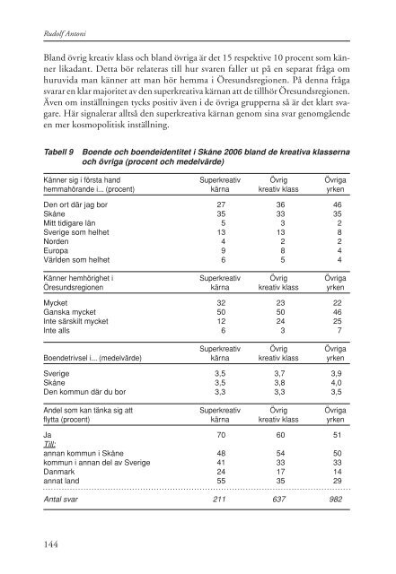 SkÃ¥ne och den kreativa klaSSen - SOM-institutet - GÃ¶teborgs ...