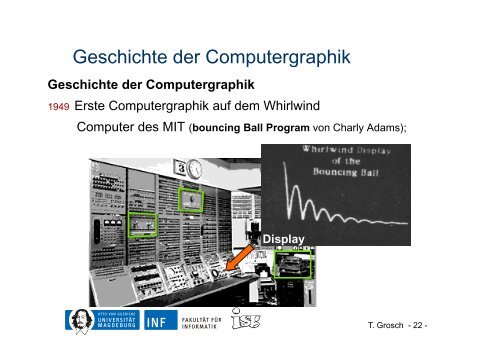 Einfuehrung - OvGU::Computervisualistik