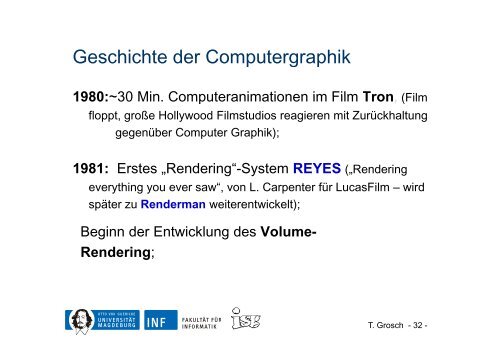 Einfuehrung - OvGU::Computervisualistik