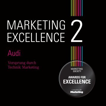 marketing excellence 2 Audi case study.pdf - The Marketing Society