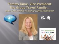 Tammy knox, Vice president group travel family - Trailways.com