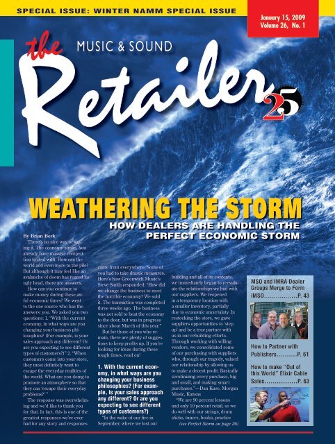 WEATHERING THE STORM - Music & Sound Retailer