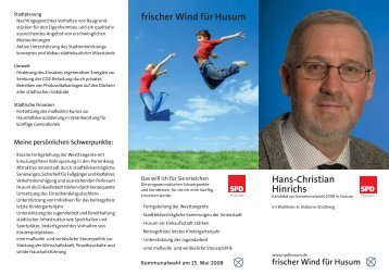 Download KandidatenbroschÃ¼re (PDF) - SPD Ortsverein Husum