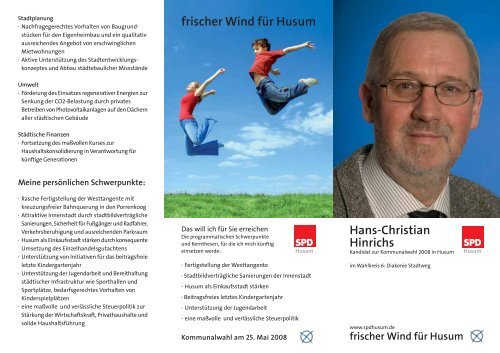 Download KandidatenbroschÃ¼re (PDF) - SPD Ortsverein Husum