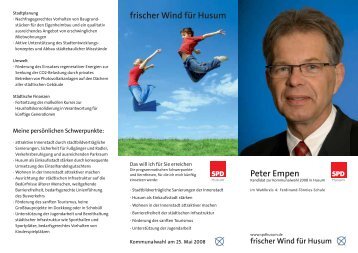 Download KandidatenbroschÃ¼re (PDF) - SPD Ortsverein Husum