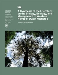 A Synthesis of the Literature on the Biology, Ecology - USDA Forest ...