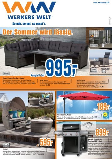 Gartenmöbel-Katalog 2015 gültig bis 30.06.2015