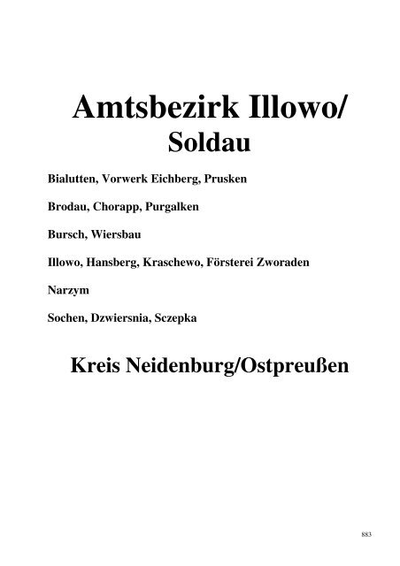 Amtsbezirk Illowo/