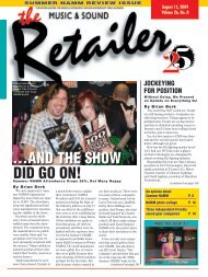 M&S Retailer February 15, 2008 - Vol.25 No.2 - Music & Sound ...