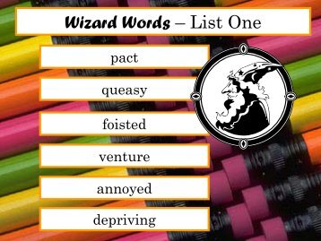 Wizard Words â List One