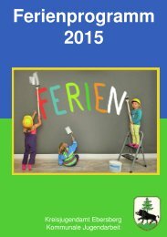 Ebersberger Ferienprogramm 2015