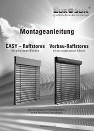 Montageanleitung - Eurosun as