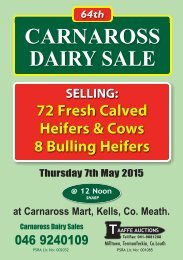 CARNAROSS DAIRY SALE