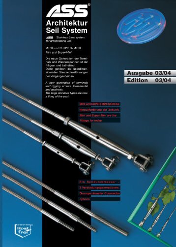 Architektur Seil System - Rope Assemblies Ltd